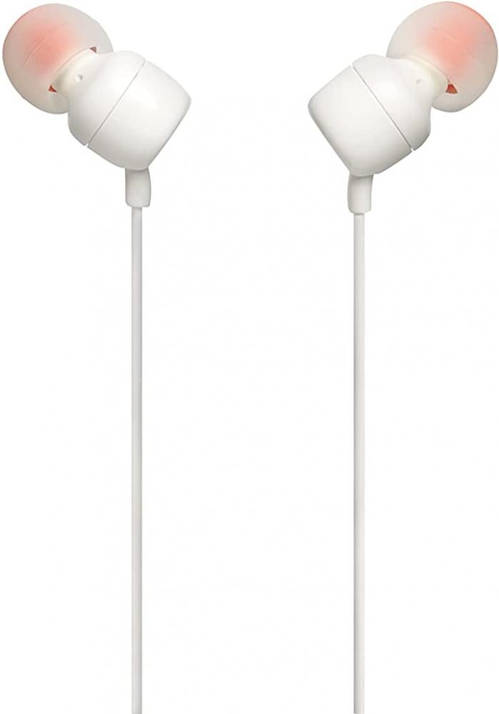 цена JBL / Headphones, T110, Wired, White