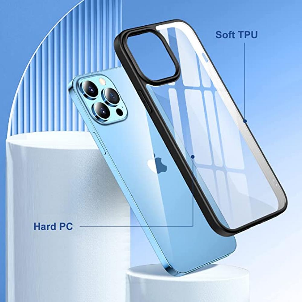 OLIGE / Phone case, Clear, Compatible with iPhone 13 pro max, 6.7 in apple clear hard cases for iphone 11 pro max