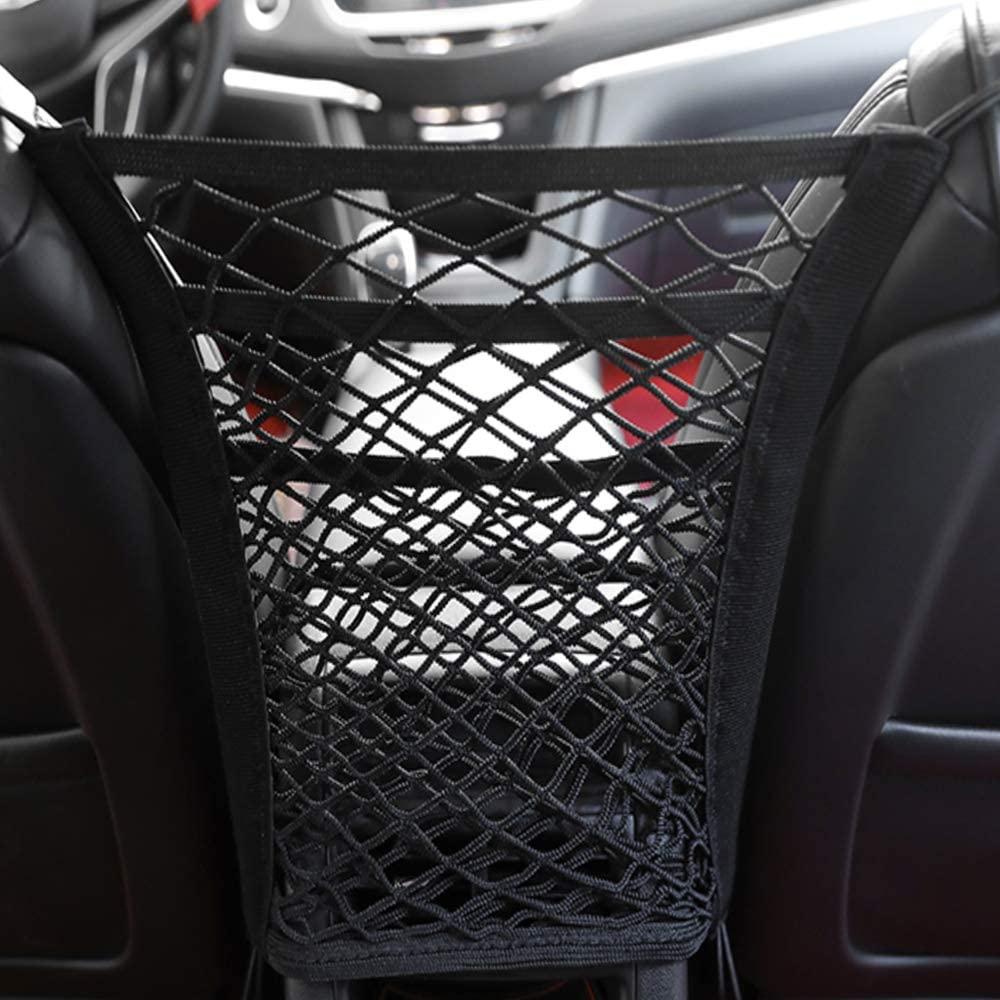 AMEIQ / 3-layer car seat organizer, Net harvey dog car seat black