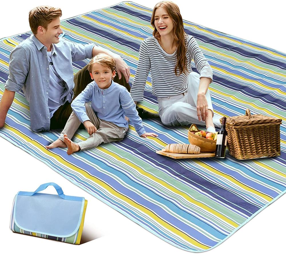 SKY-TOUCH \/ Portable picnic blanket, Waterproof there s no place like home wizard of oz throw blanket soft sherpa blanket bed sheet single knee blanket office nap blanket