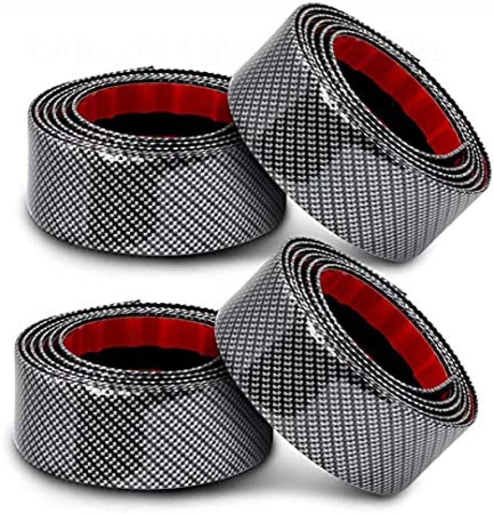 Guard protector, Styling, 4 pcs 3d carbon fiber roll car window auto sticker trim cover car styling waterproof carbon fiber film car sticker window decoration