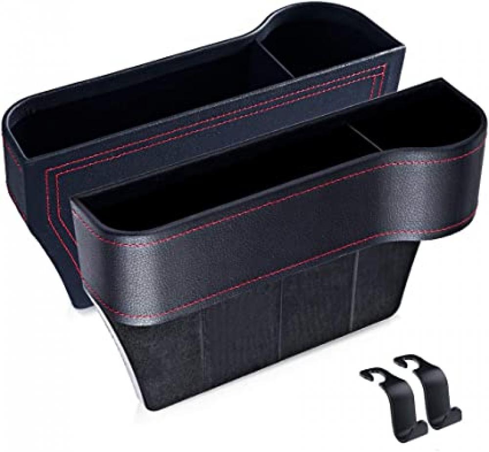 taylor passenger and trunk dog car seat cover black AZEC / Car seat gap organizer, 2 pcs