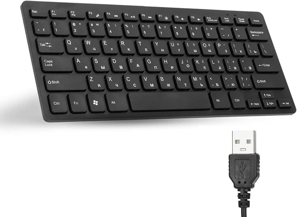 Keyboard, USB wired, Ultra thin, 78 keys