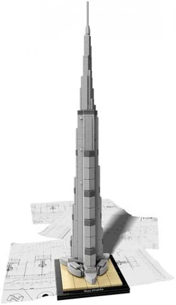 LEGO / Constructor, Architecture 21031: Burj Khalifa new 2019 edition, Mixed mini city street view series educational building blocks toys for girls friends diy construction architecture model bricks sets