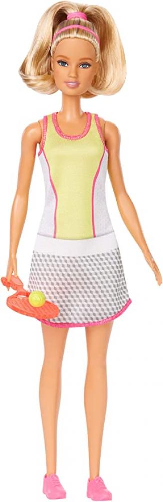 Barbie / Tennis player doll, With racket and ball
