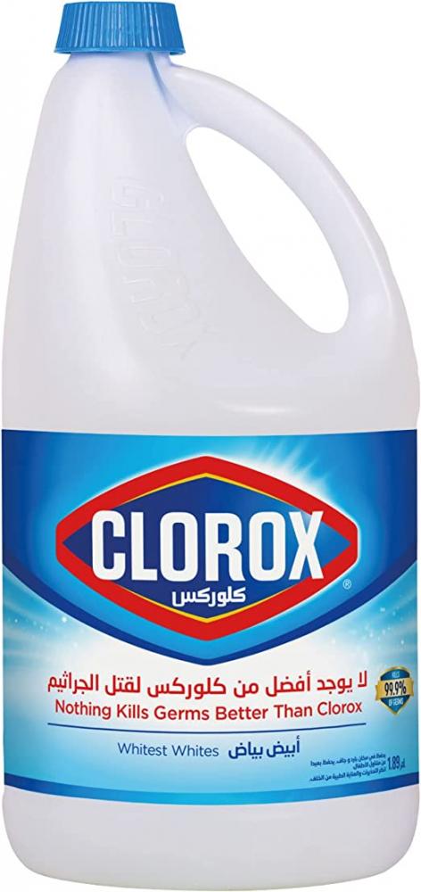 Clorox / Liquid Bleach, Cleaner, Disinfectant, 4.17 lbs (1.89 l) clorox liquid bleach cleaner disinfectant 32 12 fl oz 950 ml