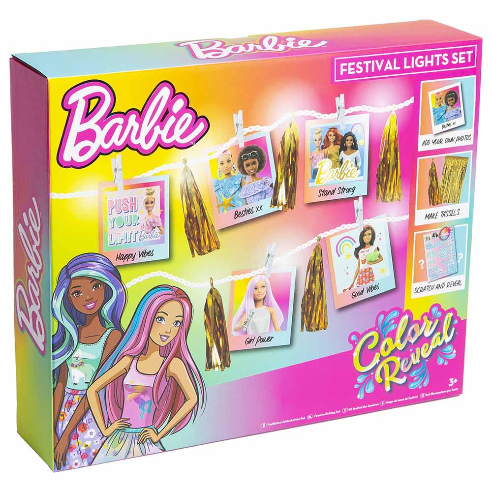 Barbie - Colour Reveal Festival Lights Set barbie tennis player doll with racket and ball