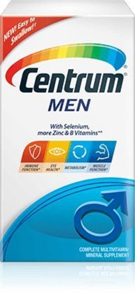 Centrum Men's Multivitamin/Multimineral Supplement Tablet мультивитамины centrum silver women s multivitamin supplement 2 упаковки по 65 таблеток
