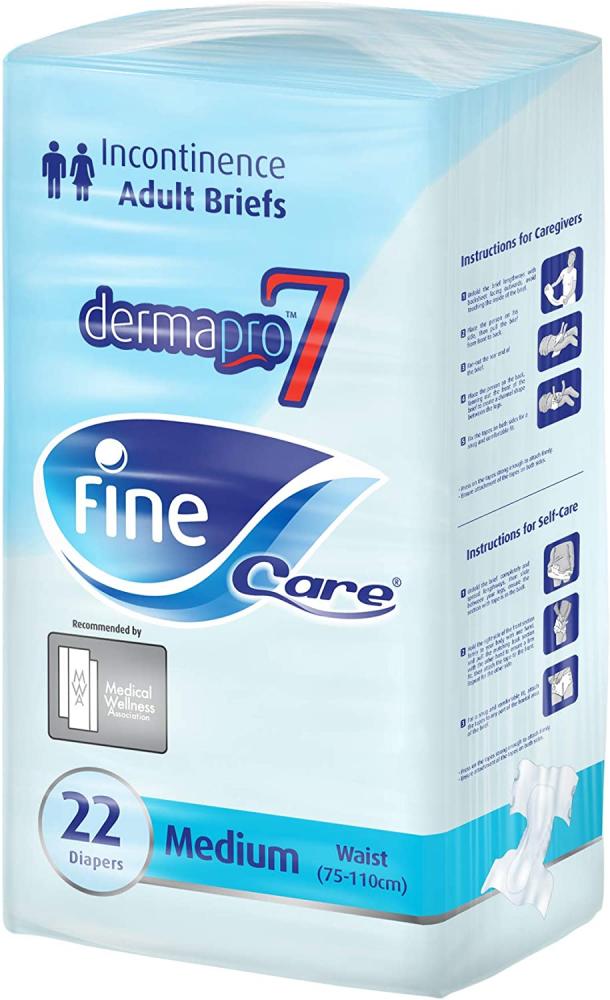 Fine / Adult diapers, Care, Medium size 75-110cm, Pack of 22 pieces