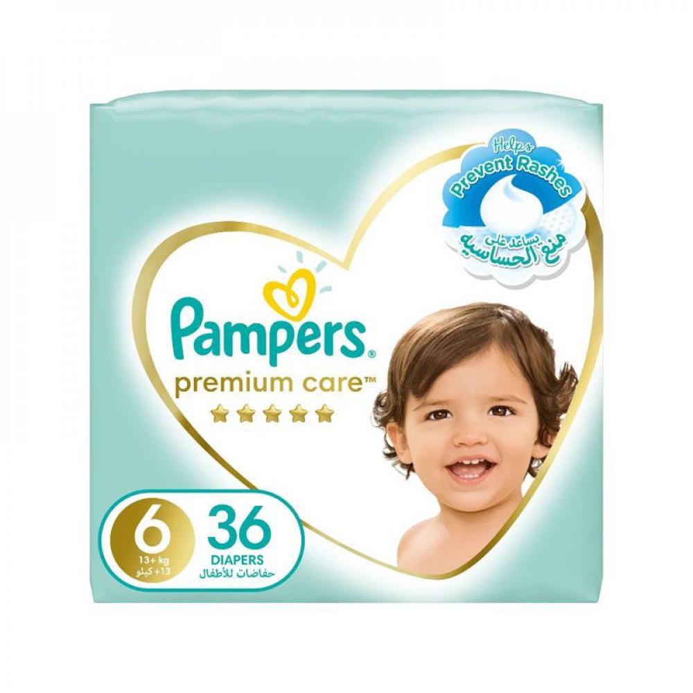 Pampers / Diapers, Premium care, Size 6, 13+ kg, 36 pcs pampers disposable swim pants splashers size 5 6 16 kg 10 pcs