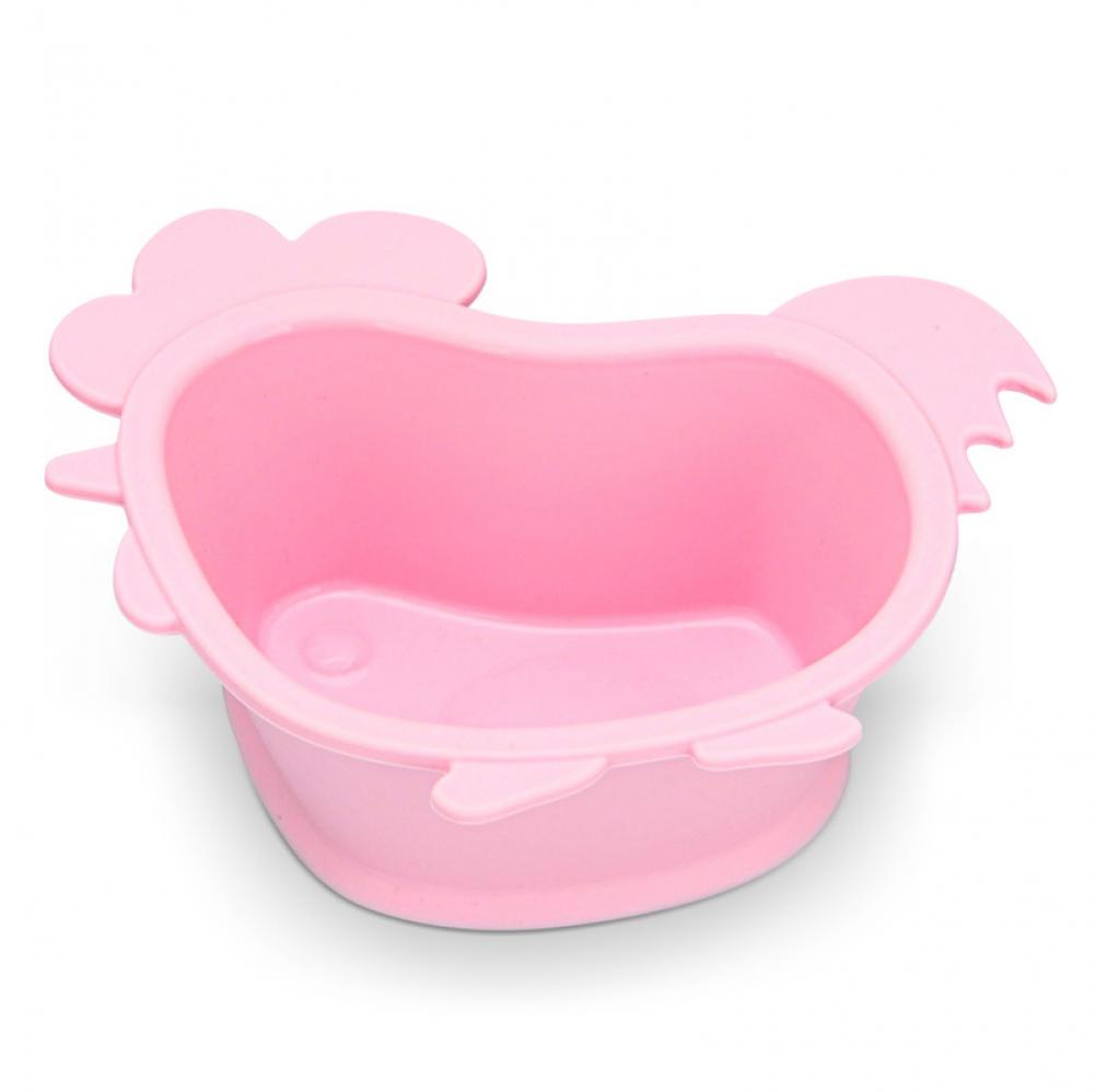 Fissman Silicone Bowl for Soup Pink 200ml with the handle of the ceramic bowl soup kitchen tableware bowl creative style baked baking bowl salad bowl hotel