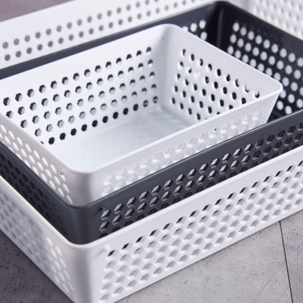 Plastic Storage Baskets Set Of 5 deflecto carousel storage tidy 9 tubs