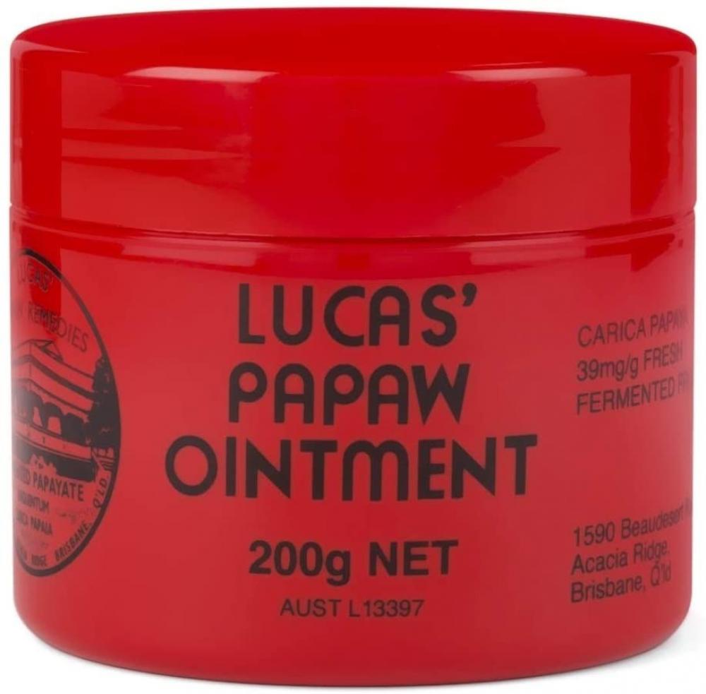 Lucas Papaw Ointment 200g 1pcs huatuo hemorrhoids ointment anal pain fissure relieve treat mixed internal external hemorrhoids piles herbal