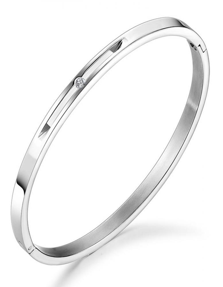 LEE COOPER Women's Stainless Steel Silver Bracelet - LC.B.01248.330 lee cooper women s stainless steel silver bracelet lc b 01248 330
