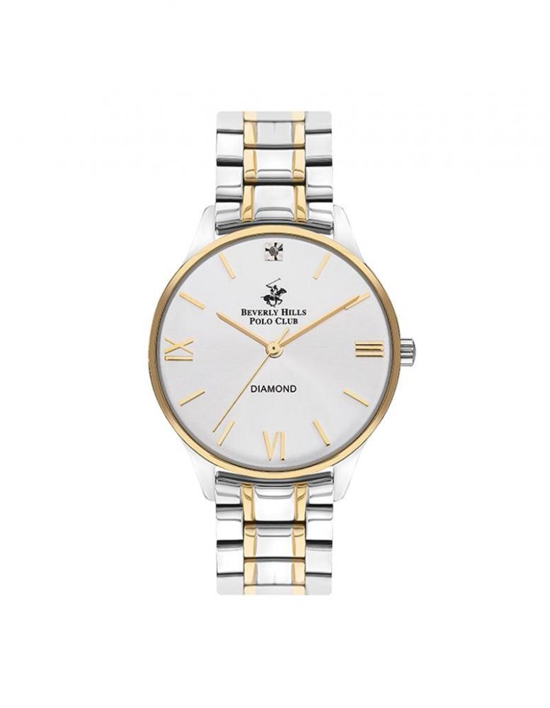 BEVERLY HILLS POLO CLUB Women's Analog Silver Dial Watch - BP3348X.230
