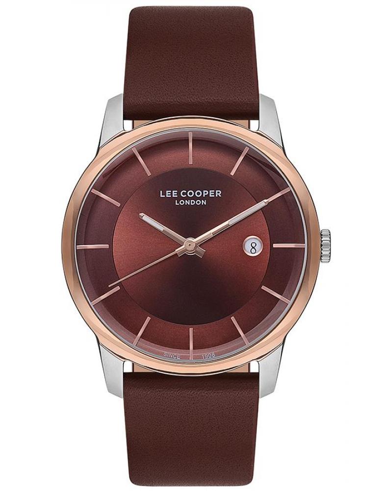 цена LEE COOPER Men's Multi Function Brown Dial Watch - LC07203.442