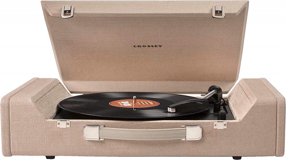CROSLEY / Turntable with Software for Ripping & Editing Audio, Nomad, Portable USB, CR6232A-BR