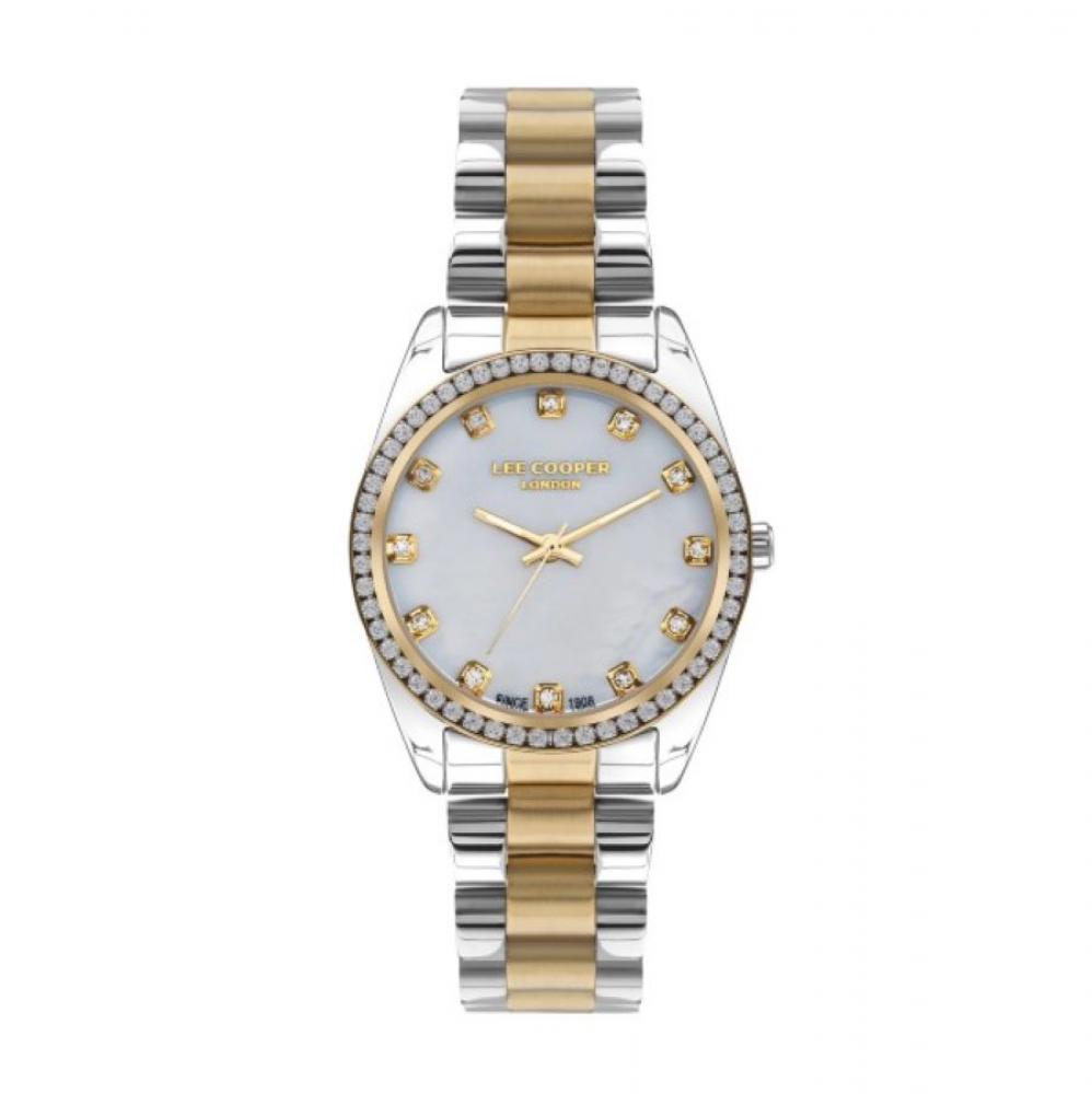 women s dress stainless steel band analog quartz watch fashion luxury ladies gold rose gold watch clock analog watch glittery LEE COOPER Women's Analog Watch LC07478.220