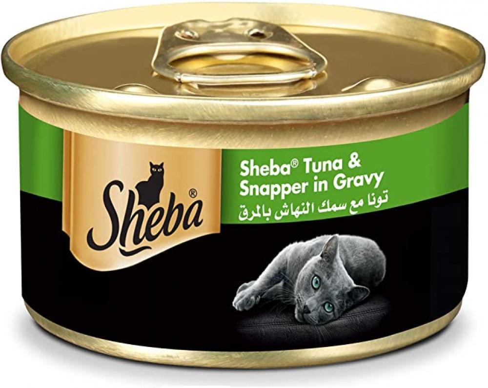 Sheba / Cat food, Tuna whitemeat with snapper, 3 oz (85 g) dead cat outdoor windscreen high quanlity furry artificial windshield for zoom h4n pro blue mantis