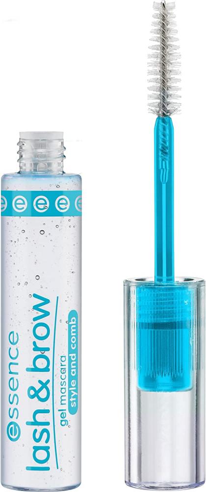 Essence / Gel mascara, Lash and brow, Style and comb, Clear, 0.3 fl. oz (9 ml) waterproof long curling mascara makeup rich stereo natural pen mascara cosmetics clear mascara makeup lashes
