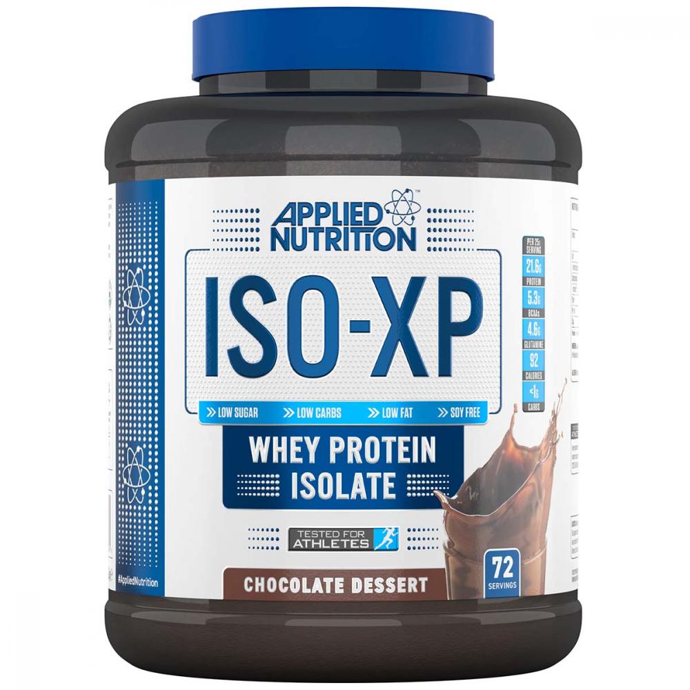 цена Applied Nutrition / Whey protein isolate, ISO-XP 100%, Chocolate dessert, 63.4 oz (1.8 kg)