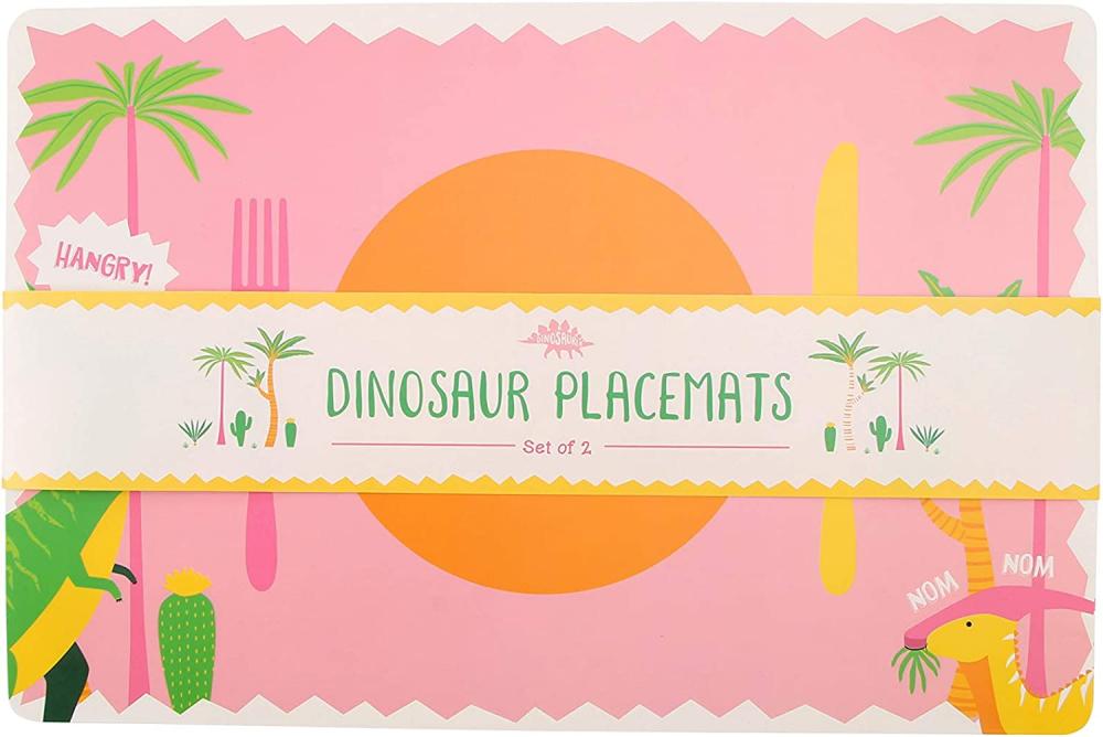 Dinosaur Placemat - set of 2 1 pcs pp table insulation pad heat resistant placemats snowflake shape placemats household hollow casserole pad anti hot mat