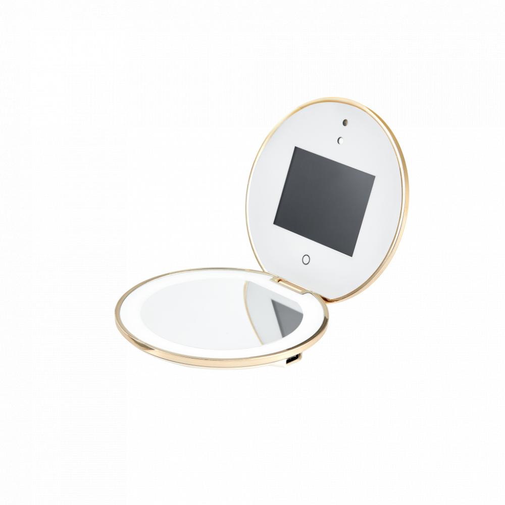 SUNSCREEN COVERAGE REVEAL UV-MAGIC MIRROR suction cup makeup mirror 10x 10x magnify cosmetic mirror with white light for make up