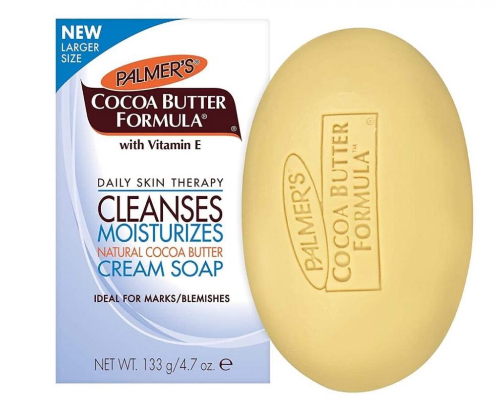Palmers Cocoa Butter Cleanses Moisturizes Cream Soap 133 G shea butter nourishing soap handmade moisturizing acne bath clean dry skin care antioxidation pore gentle nutrition nature