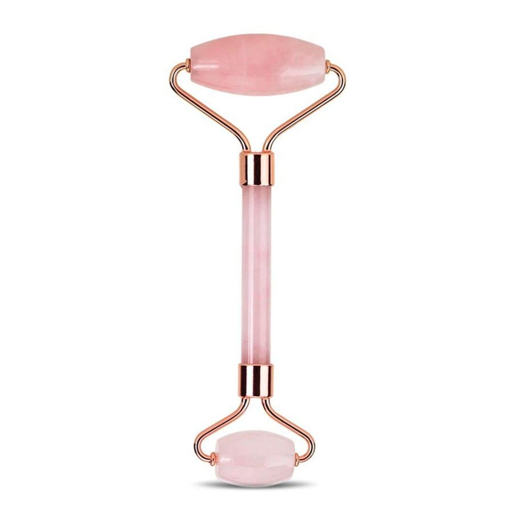 Facial Massage Roller Pink gold derma roller massage roller for face facial massager v shaped face lifting tool face roller beauty skincare tools