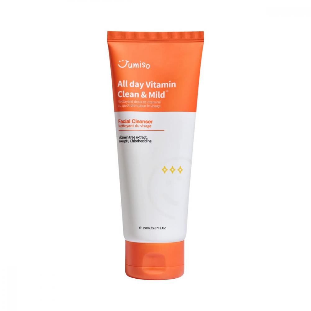 Jumiso All Day Vitamin Clean \& Mild Facial Cleanser 150 ml 40g vitamin c facial cleanser clean deeply acne oil control pore shrinkage firming skin care facial cleansing