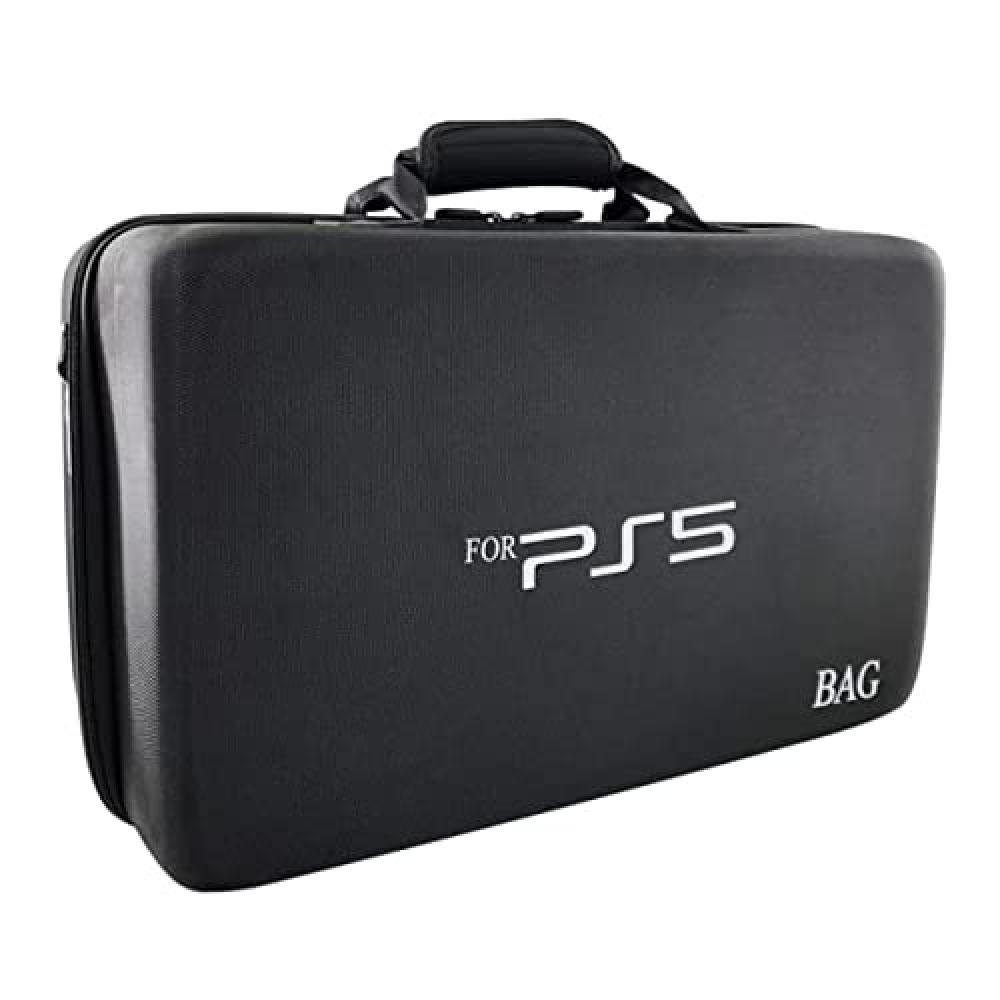 цена New World Storage Bag for PS5 , Travel Bag for PS5 , Carrying Case Briefcase Type for PS5,Waterproof Shoulder Bag for Playstation 5 with Both Side Sto
