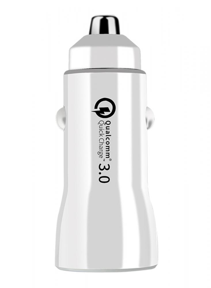 Nyork NYC-45 Dual Port Universal Quick Car Charger, 3.1A, White mass premium quality car charger mc03