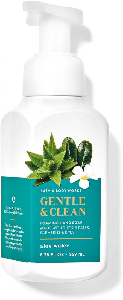 Bath And Body Works Gentle And Clean Aloe Water Gentle Foaming Hand Soap 259ml soapbox reviving moisture liquid hand soap citrus