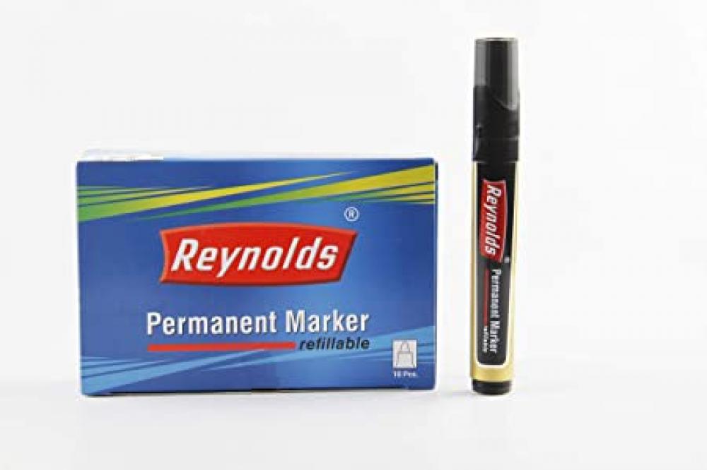 10 Pcs Reynolds Permanent Marker Black permanent marker chisel point green 12 pcs pack flamingo