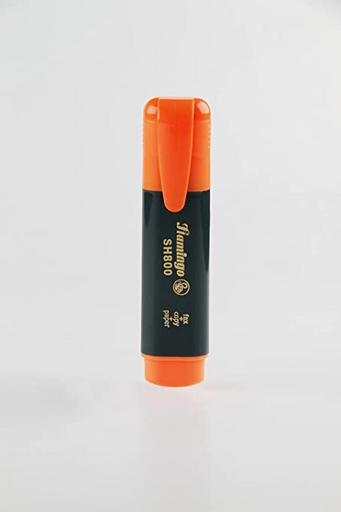 Flamingo Highlighter (Orange), pack of 10 pcs white board marker chisel point red pack of 12 pcs flamingo