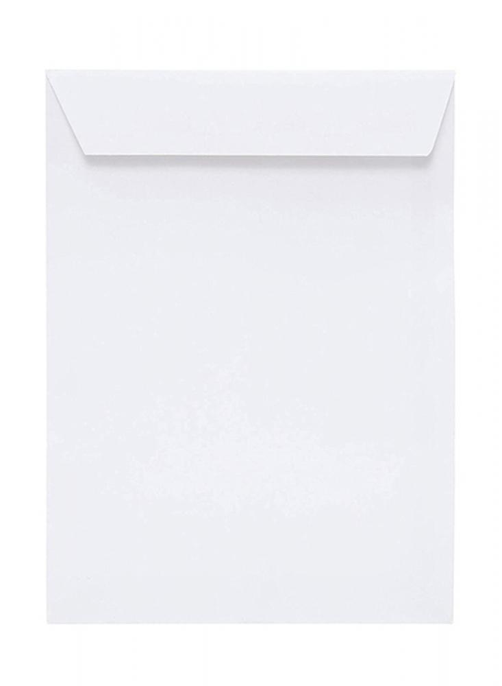 Envelope A4 White 100 GSM - Pack of 50 Pieces spring file folder for perforated documents 300 gsm for a4 documents filing 5 pcs pack blue colour