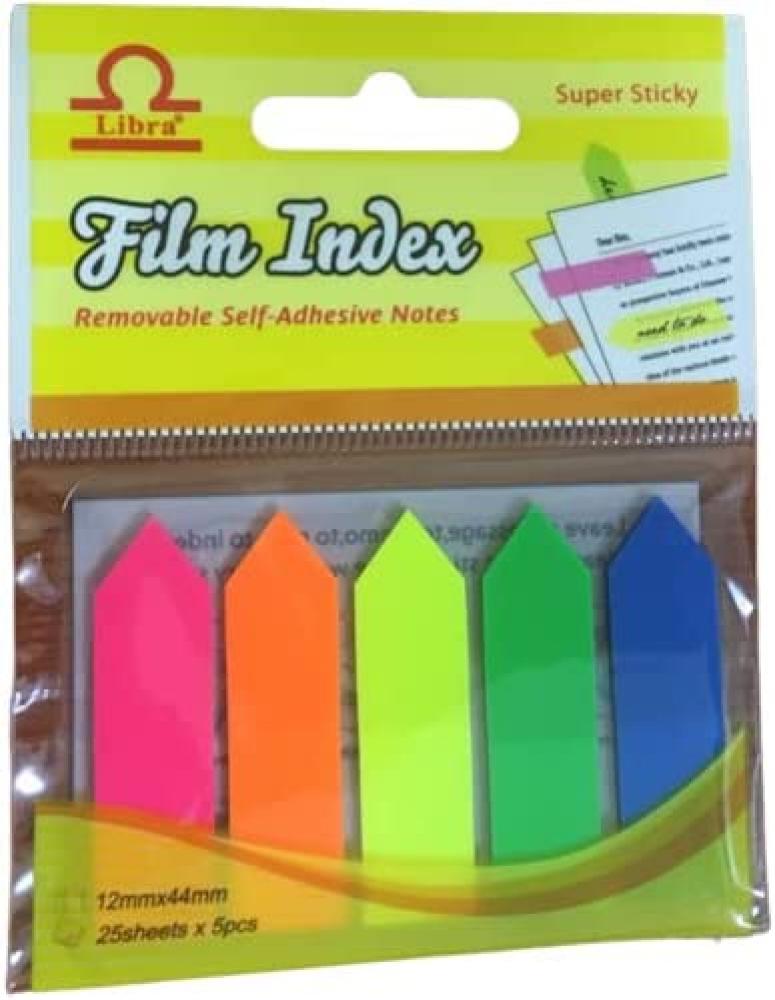 Index Tabs, 125 pcs x 3 Pkt (1.2 X 4.4 Cm) Sticky Index Tabs for Notes, Books and Classify Files