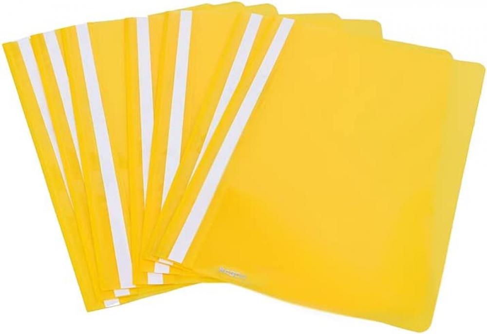 Report File A4 Clear Front Report Covers Project File With Fasteners For School Office 12 pcs (Yellow) report file a4 clear front report covers project file with fasteners for school office 12 pcs red