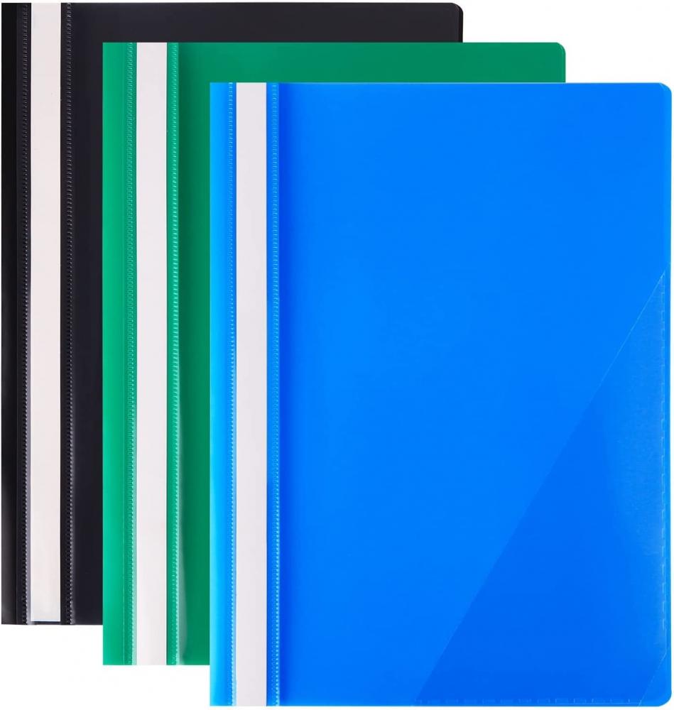 Report File A4 Clear Front Report Covers Project File With Fasteners For School Office 12 pcs (Black) report file a4 clear front report covers project file with fasteners for school office 12 pcs blue