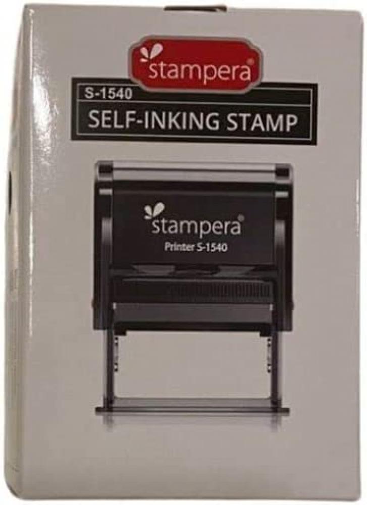 Automatic Self Inking Stamp Red Ink Word Paid