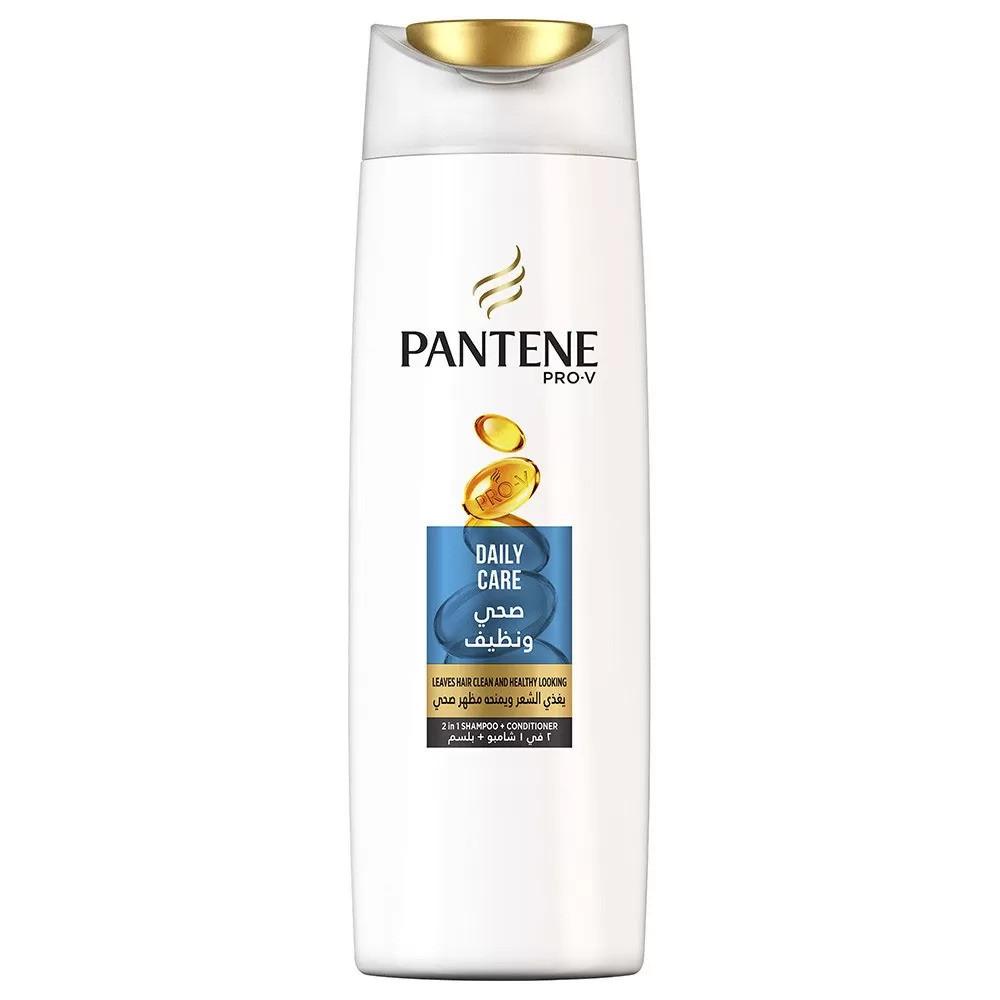 Pantene / Shampoo, Daily care 2-in-1, 190 ml long wavy light ash blonde synthetic wigs with bangs for women natural wave cosplay party daily use hair wigs heat resistant