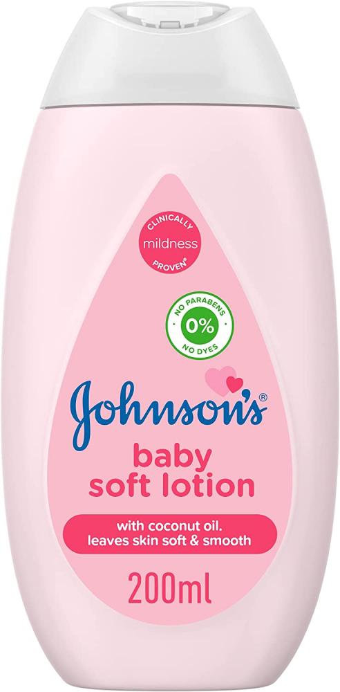 Johnson's Baby / Lotion, Baby soft, 200 ml johnsons baby moisturising oil 500ml in