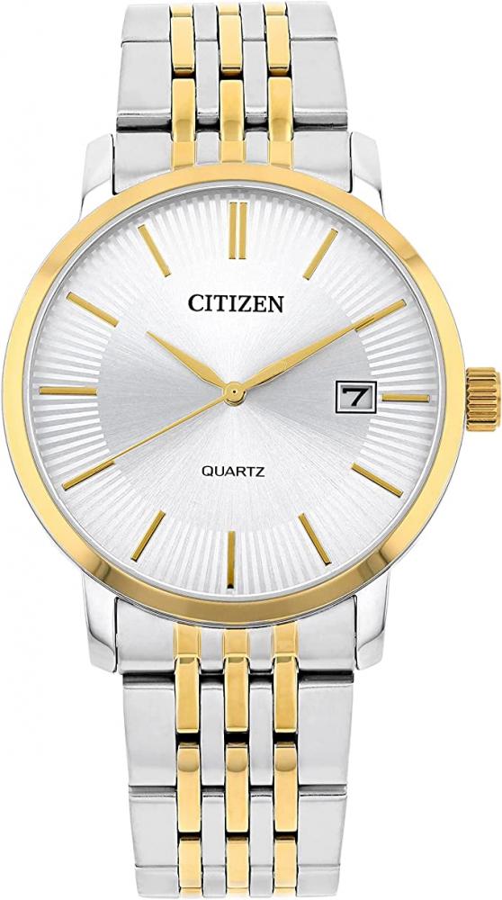 Citizen Analog Quartz Men's Watch with Date - DZ0044-50A wwoor 2022 new square watch men with automatic week date luxury stainless steel gold mens quartz wrist watches relogio masculino