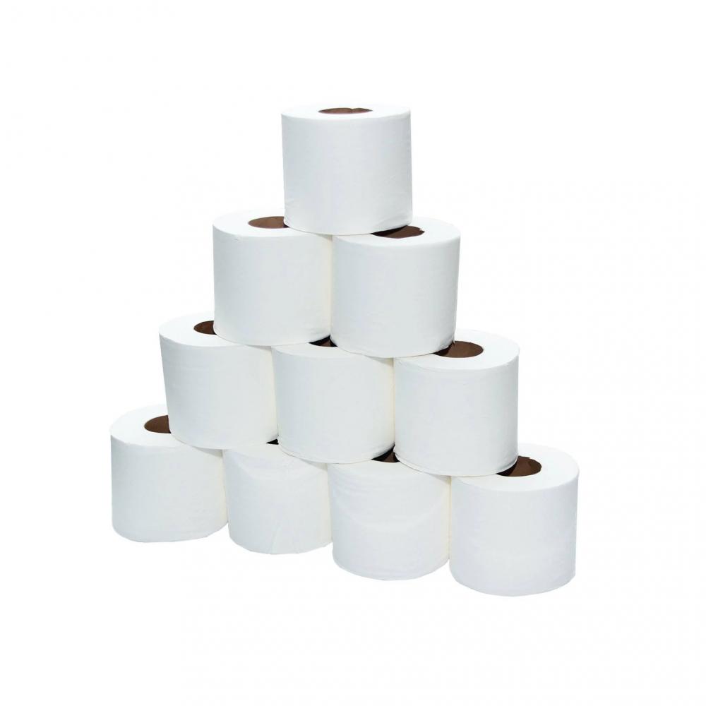 Toilet Paper, Pack of 10 Embossed Tissue Rolls (200 sheets x 2 Ply) (10)