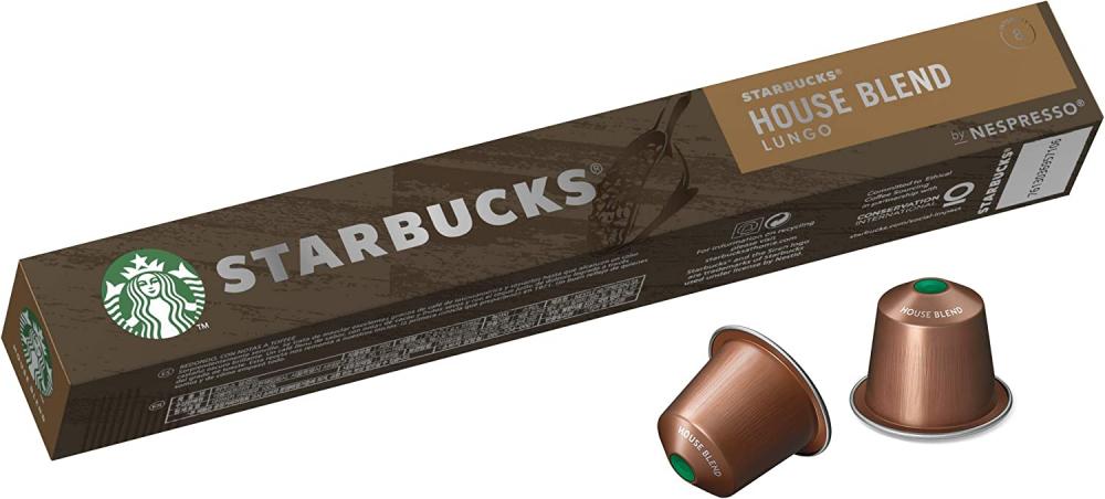 Starbucks / Coffee capsules, House blend by Nespresso, 10 pcs, 2.01 oz (57 g)