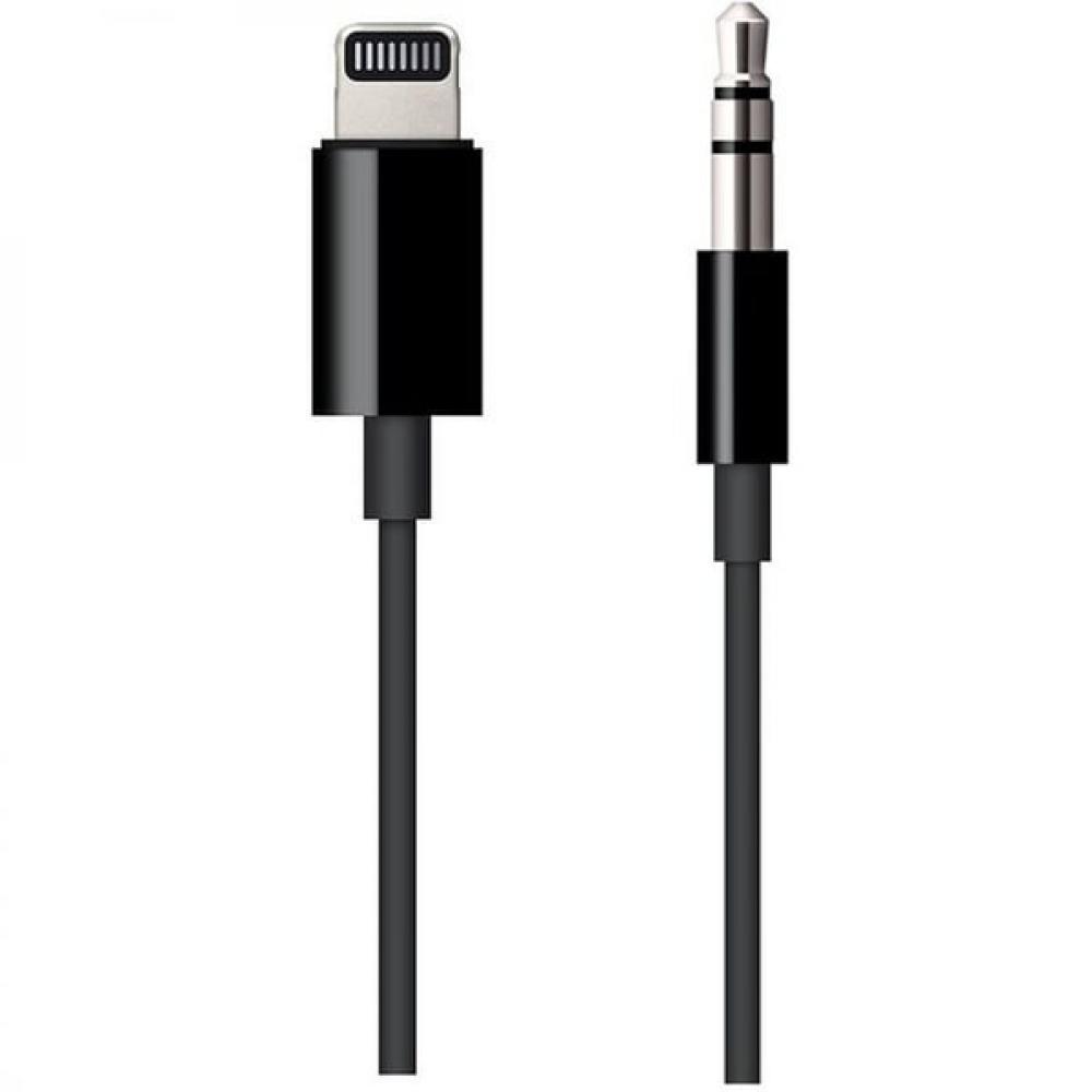Nyork AUX To Lightning Cable 1m Black AC591 apple usb to lightning charging cable 1m
