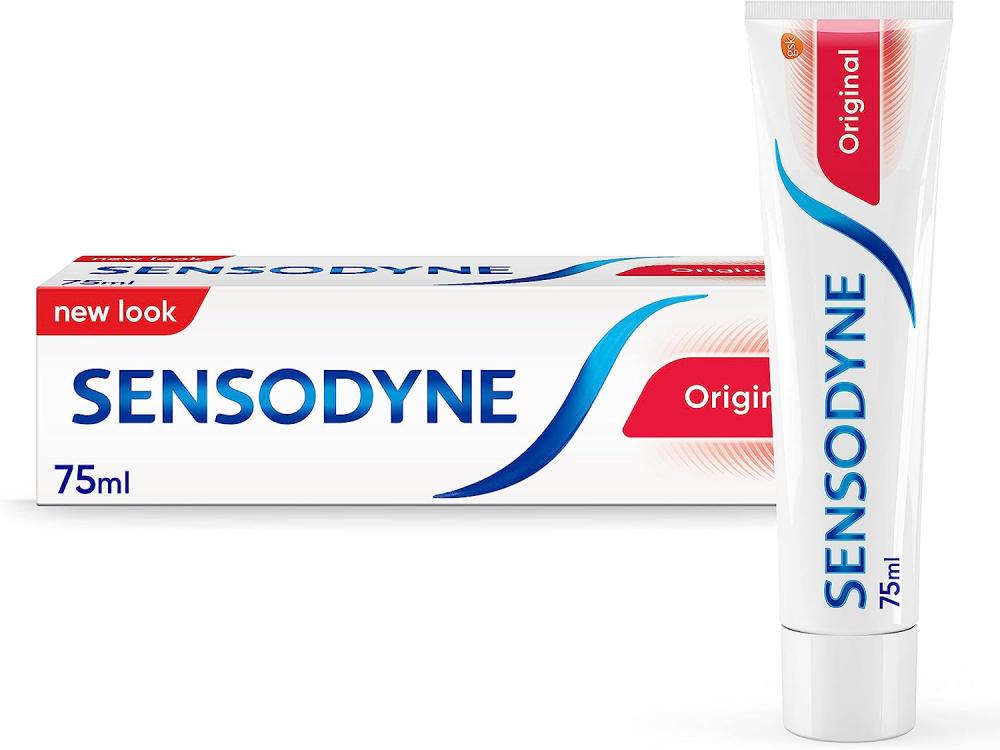 Sensodyne / Toothpaste, Original, 75 ml kids learning brushing tooth aids toddler practical life simulated tooth toys x5xe