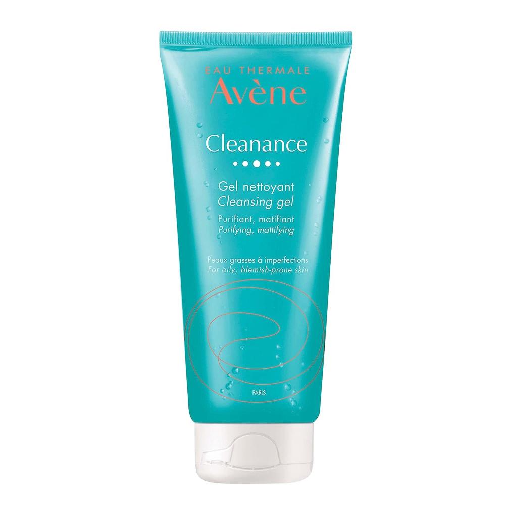 Avene / Cleansing gel, Cleanance, 6.7 fl oz (200 ml) face wash mattifying oil and acne control deep clean gel clear 200 ml