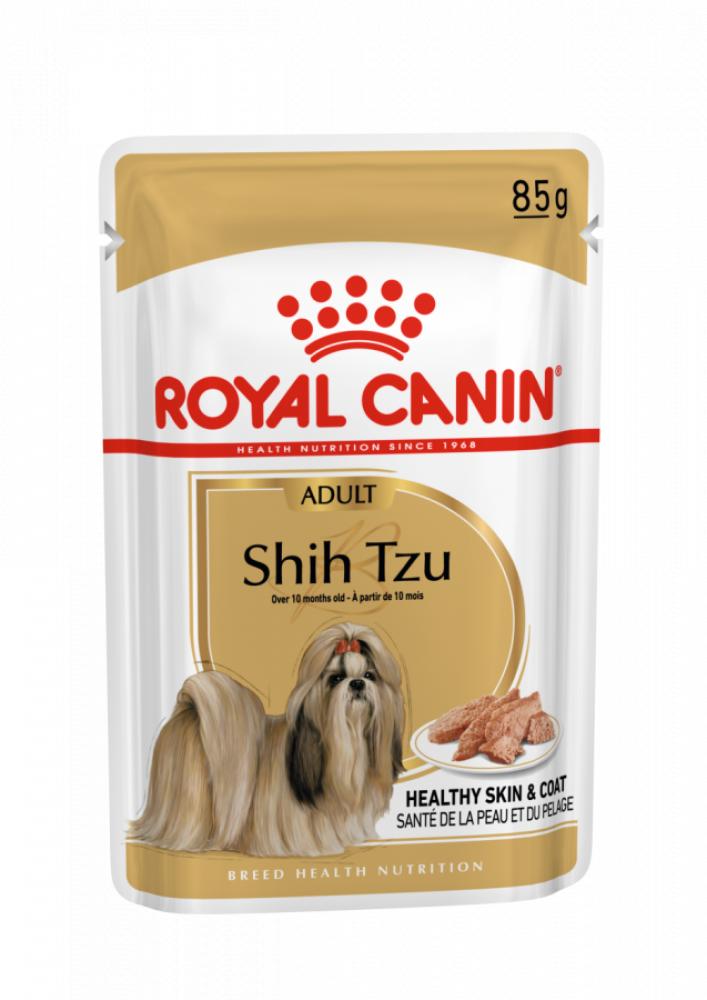 ROYAL CANIN \/ Wet food, For adult shih tzu dog, 85g car sticker lovely pet dog shih tzu 3d creative modified waterproof automobiles exterior accessories pvc decal 15cm 6cm