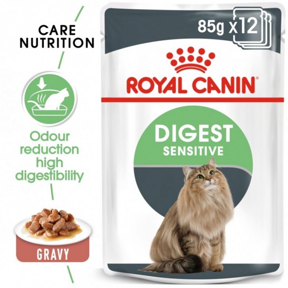 ROYAL CANIN \/ Wet food, Care, Digest sensitive, 85g edible pepsin cas 9001 75 6 high purity sugar containing pepsin digestive protease food grade enzyme preparation